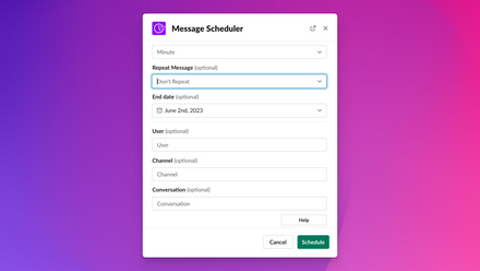 Introducing Recurring Messages for Slack